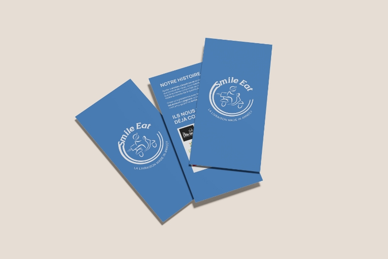 smile eat brochure graphiste b2b