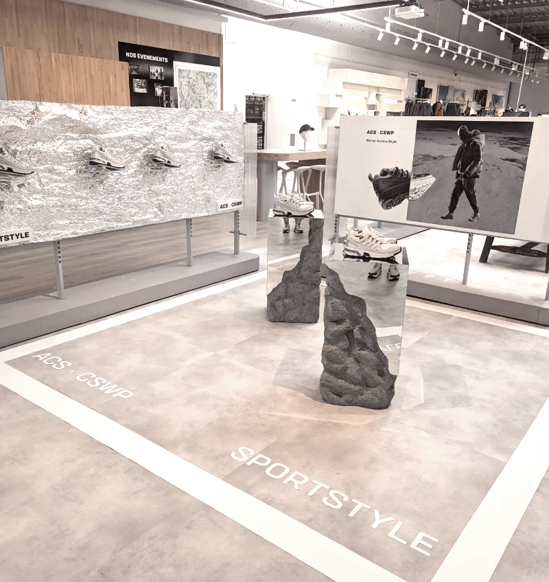 Salomon ACS retail design freelance