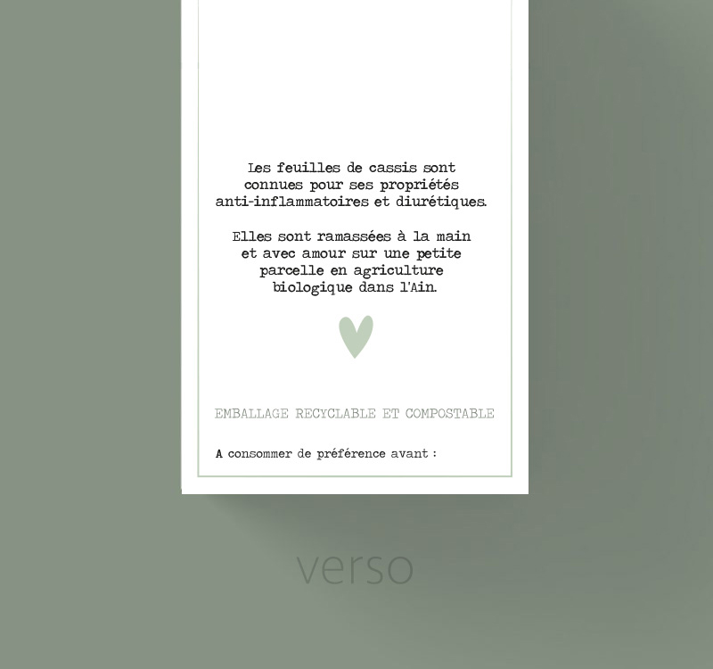 packaging tisane thé