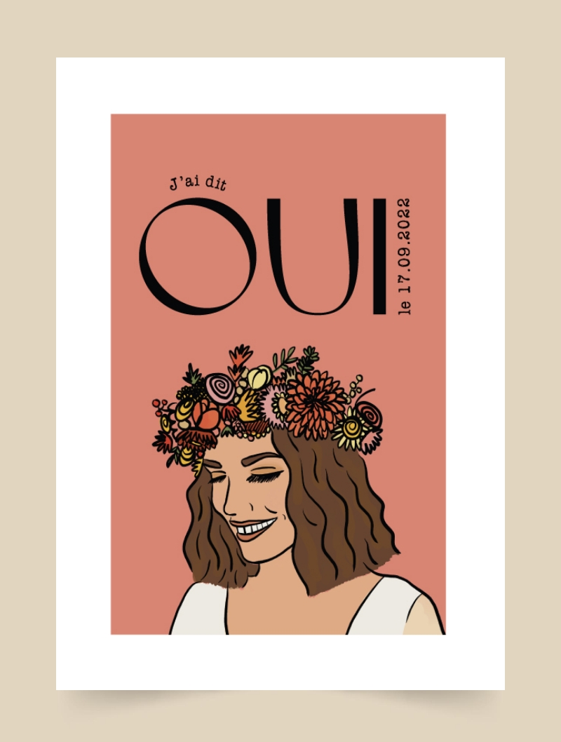 faire part personnalisé mariage