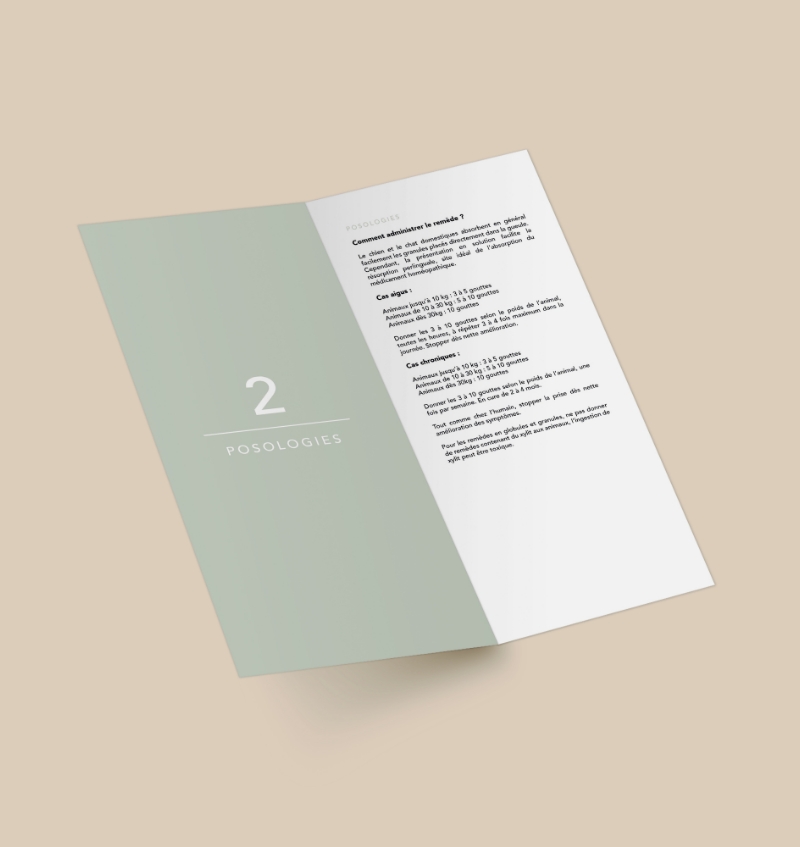 Brochure Lexique homéopathie animaux