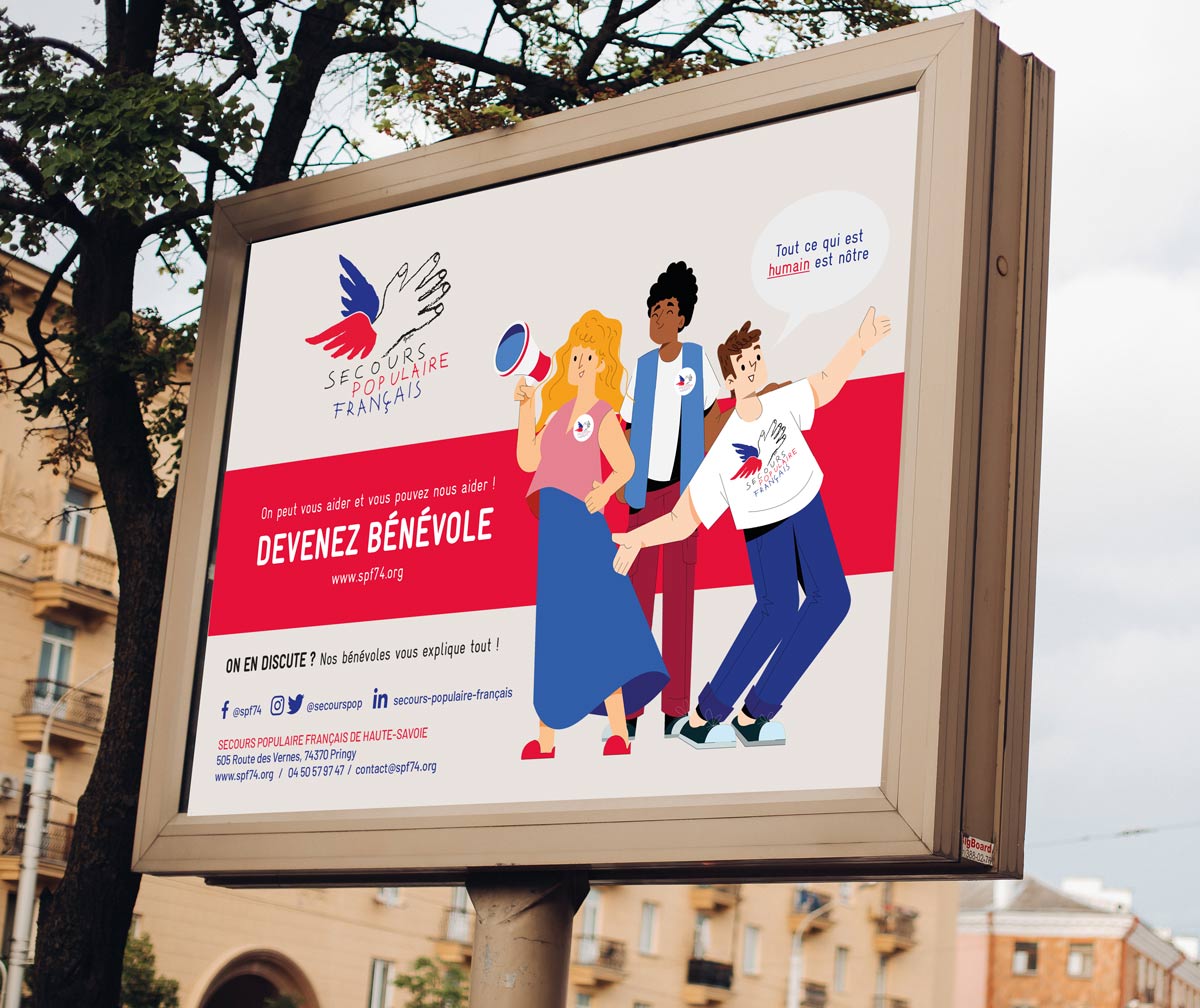 Affiche recrutement bénévoles
