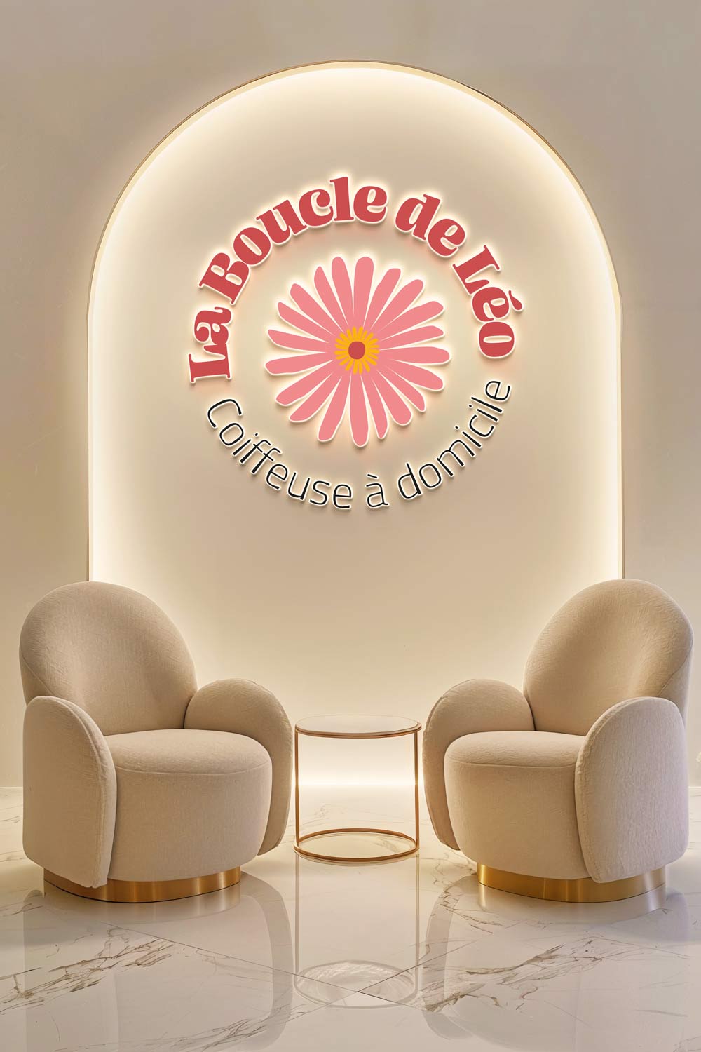 branding logo coiffeuse aix les bains