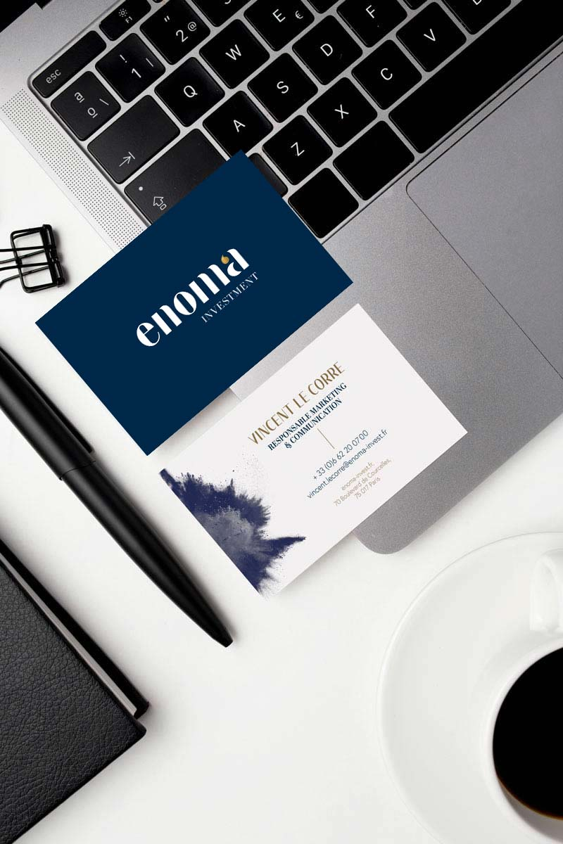 enoma carte de visite graphiste belley