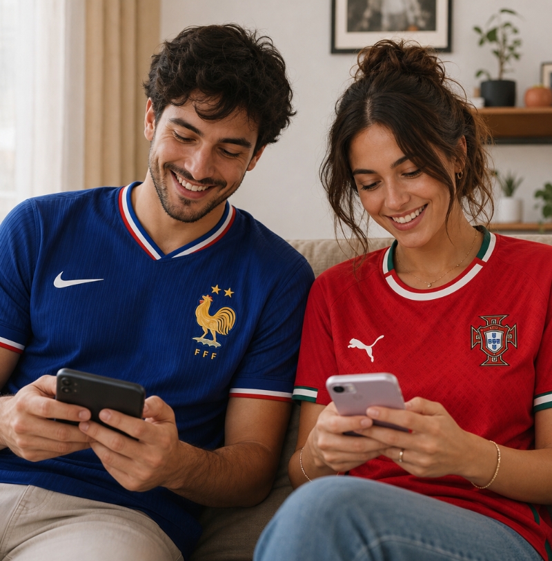 Ambiance utilisateurs - Design site internet football